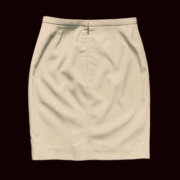 Dolce & Gabbana Virgin Wool Beige Skirt | Size 2 - Picture 2 of 6